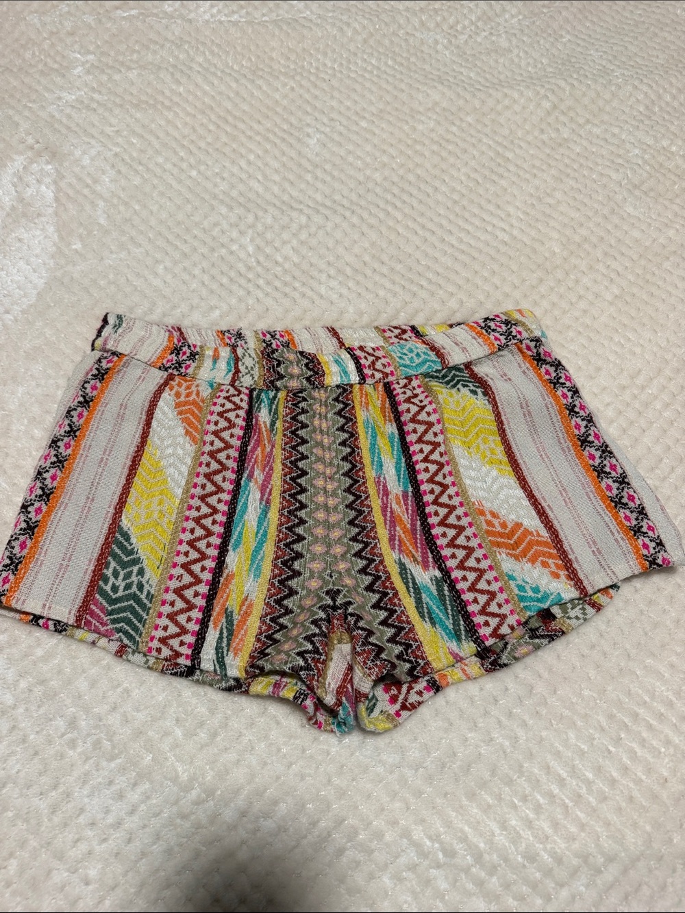 ODDY Bohemian Multicolor Chevron & Stripe Women’s Shorts